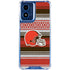 NFL Cleveland Browns Trailblazer Moto G 5G (2024) Clear Case