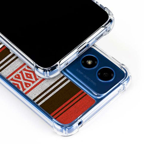 NFL Cleveland Browns Trailblazer Moto G 5G (2024) Clear Case