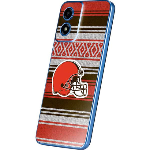 NFL Cleveland Browns Trailblazer Moto G Play 4G (2024) Skin