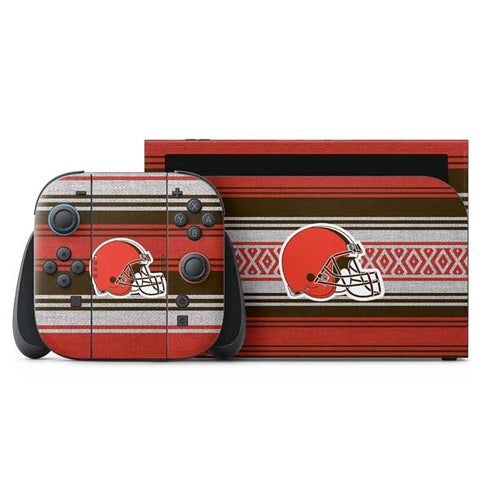 NFL Cleveland Browns Trailblazer Nintendo Switch 2 (2025) with Joy-Con Skin