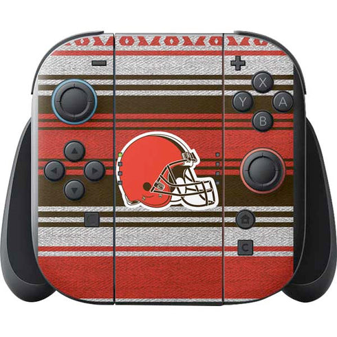 NFL Cleveland Browns Trailblazer Nintendo Switch 2 (2025) with Joy-Con Skin