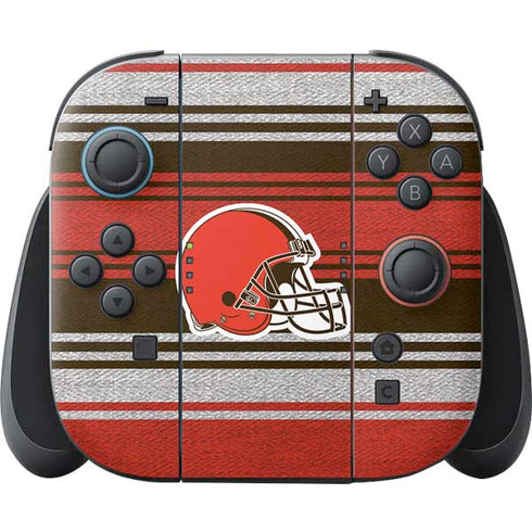NFL Cleveland Browns Trailblazer Nintendo Switch 2 (2025) Joy-Con Controller Skin