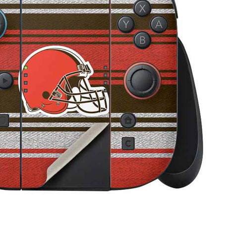 NFL Cleveland Browns Trailblazer Nintendo Switch 2 (2025) Joy-Con Controller Skin