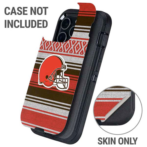 NFL Cleveland Browns Trailblazer Otterbox Defender iPhone Skin