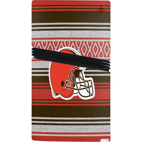 NFL Cleveland Browns Trailblazer PS5 Pro Console Skin