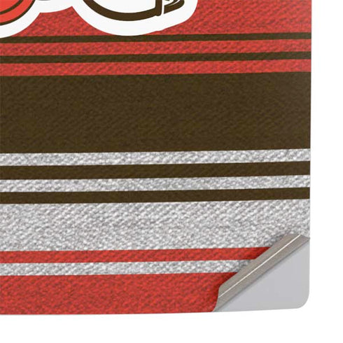 NFL Cleveland Browns Trailblazer PS5 Pro Console Skin
