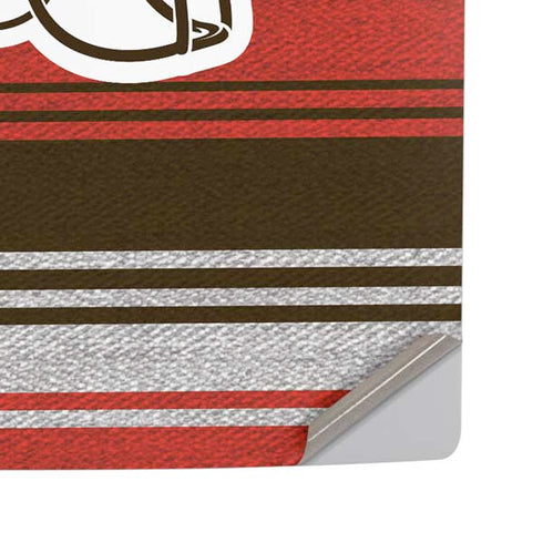 NFL Cleveland Browns Trailblazer PS5 Pro Disk Console Skin