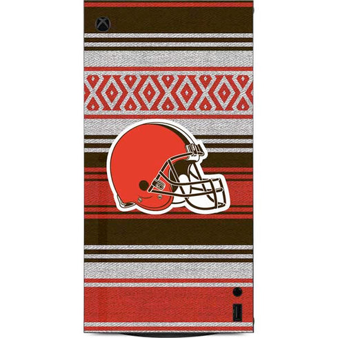 NFL Cleveland Browns Trailblazer XBox Series X Digital Edition Console Skin