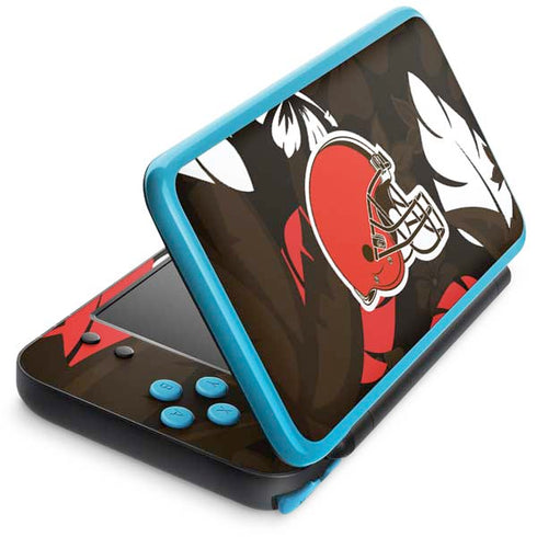 NFL Cleveland Browns Tropical Print Nintendo Skins