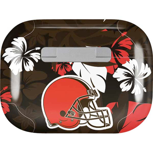 NFL Cleveland Browns Tropical Print Apple AirPods Pro Skin