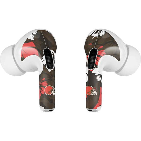 NFL Cleveland Browns Tropical Print Apple AirPods Pro Skin