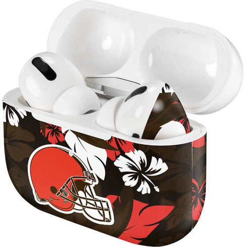 NFL Cleveland Browns Tropical Print Apple AirPods Pro Skin