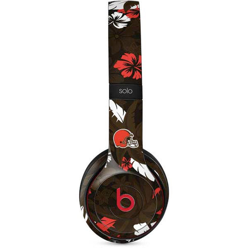 NFL Cleveland Browns Tropical Print Beats Solo 3 Wireless Skin