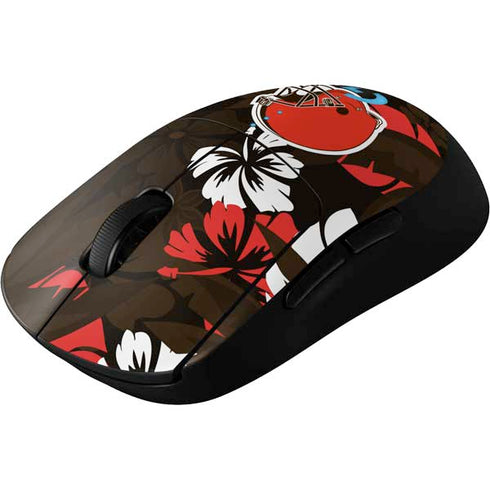 NFL Cleveland Browns Tropical Print G Pro Wireless Gaming Mouse Skin