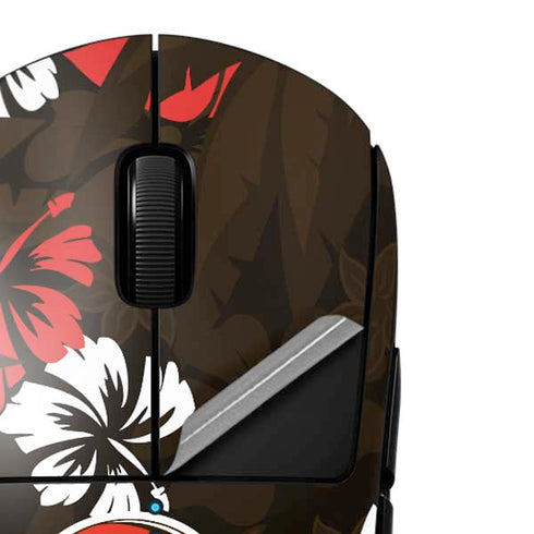 NFL Cleveland Browns Tropical Print G Pro Wireless Gaming Mouse Skin