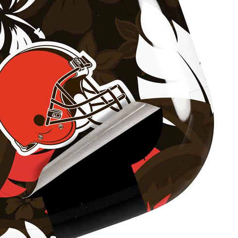 NFL Cleveland Browns Tropical Print Galaxy Buds Live Skin