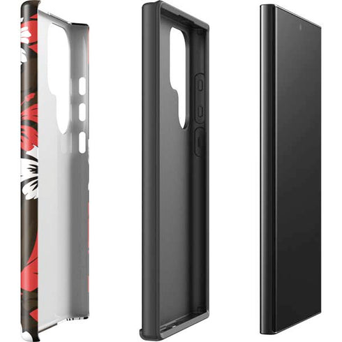 NFL Cleveland Browns Tropical Print Galaxy S25 Ultra Impact Case