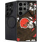 NFL Cleveland Browns Tropical Print Galaxy S24 Ultra Kickstand Case