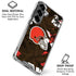 NFL Cleveland Browns Tropical Print Galaxy S26 Clear Case