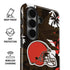 NFL Cleveland Browns Tropical Print Galaxy S26 Impact Case