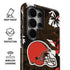 NFL Cleveland Browns Tropical Print Galaxy S26 Ultra Impact Case
