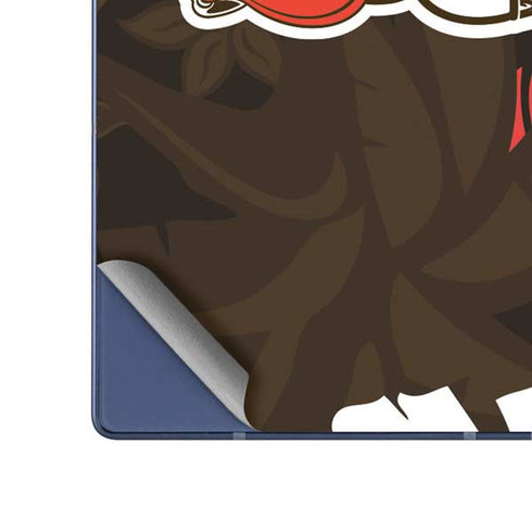 NFL Cleveland Browns Tropical Print Galaxy Z Fold6 Skin