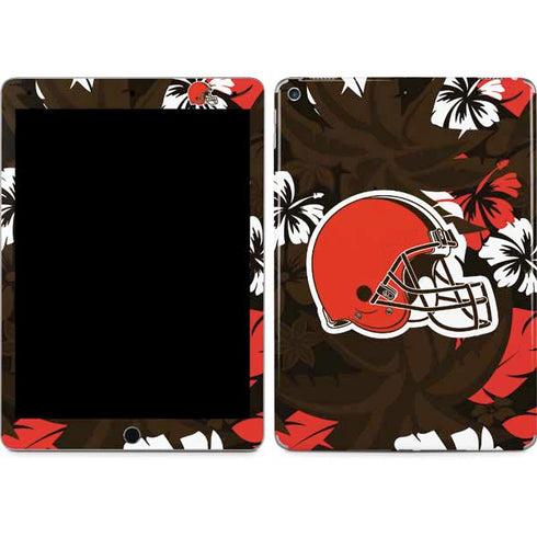 NFL Cleveland Browns Tropical Print iPad Skins