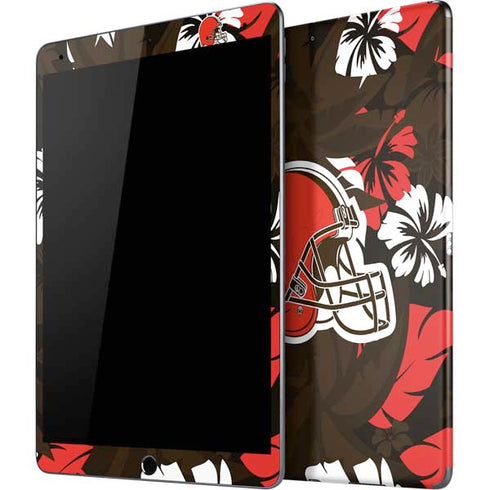 NFL Cleveland Browns Tropical Print iPad Skins