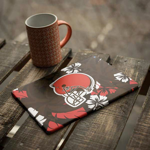 NFL Cleveland Browns Tropical Print iPad Skins