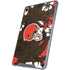 NFL Cleveland Browns Tropical Print iPad 11th Gen (2025) Clear Case