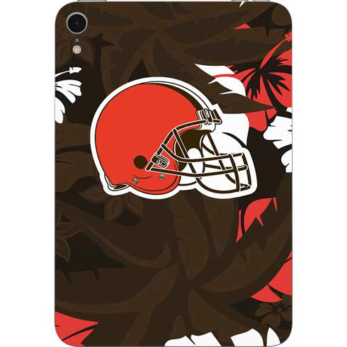 NFL Cleveland Browns Tropical Print Apple iPad Mini Skin