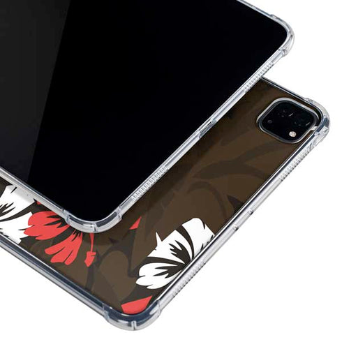 NFL Cleveland Browns Tropical Print iPad Pro 11in (2024) Clear Case