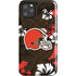 NFL Cleveland Browns Tropical Print iPhone Cases