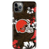 NFL Cleveland Browns Tropical Print iPhone Cases