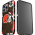 NFL Cleveland Browns Tropical Print iPhone 15 Pro Impact Case