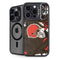 NFL Cleveland Browns Tropical Print iPhone 15 Pro Max Kickstand Case