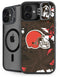 NFL Cleveland Browns Tropical Print iPhone 16 Kickstand Case
