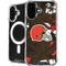 NFL Cleveland Browns Tropical Print iPhone 16 MagSafe Case