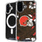 NFL Cleveland Browns Tropical Print iPhone 16 Plus MagSafe Case