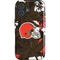 NFL Cleveland Browns Tropical Print iPhone 16 Plus Magsafe Impact Case