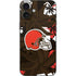 NFL Cleveland Browns Tropical Print iPhone 16 Plus Skin