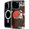 NFL Cleveland Browns Tropical Print iPhone 16 Pro MagSafe Case