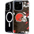 NFL Cleveland Browns Tropical Print iPhone 16 Pro MagSafe Case