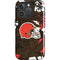 NFL Cleveland Browns Tropical Print iPhone 16 Pro Max Magsafe Impact Case