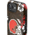 NFL Cleveland Browns Tropical Print iPhone 16e Impact Case