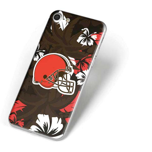 NFL Cleveland Browns Tropical Print iPhone 8 Skin