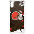 NFL Cleveland Browns Tropical Print iPhone XS Clear Case