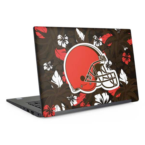 NFL Cleveland Browns Tropical Print Dell Latitude Skin