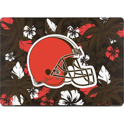 NFL Cleveland Browns Tropical Print Apple MacBook Pro 14-inch Skin