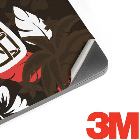 NFL Cleveland Browns Tropical Print MacBook Skins